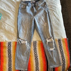 Willow + Root High Rise Mom Fit Jeans